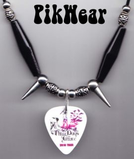 Three Days Grace Life Starts Now Guitar Pick Necklace