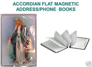 Accordian Flat Magnetic Address Phone Books