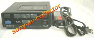 Sony EV P10U Video8 8mm Video 8 Cassette Player VCP EX