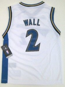 NBA Adidas Washington Wizards John Wall Youth Rookie White Revolution 
