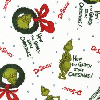   HOW THE GRINCH STOLE CHRISTMAS 2 Holiday ADE 12608 223 Fabric Kaufman