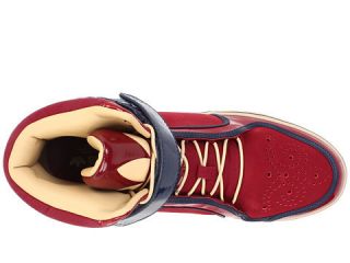 Adidas Adi Rise Cardinal/Navy/Tan Blend Velcro Strap MID Originals 
