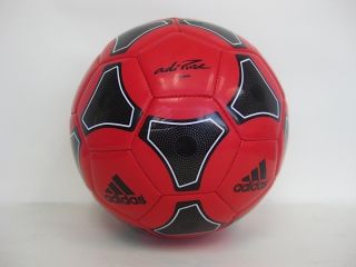 New Adidas adiPURE Glider Soccer Ball Red Size 4 V42360