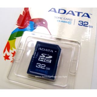 32GB 32G 32 G GB ADATA Class 10 Class10 Speed Genuine SDHC SD Memory 