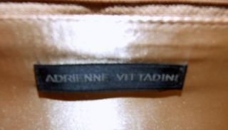 Adrienne Vittadini Straw Beaded Clutch Bag Handbag New