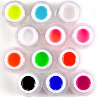 Set de 12 Color Manicura UV Gel Decoracion de Uñas 5ml