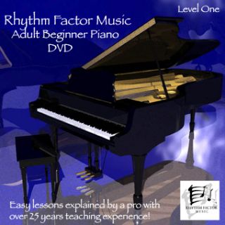 Beginning Piano Lessons For Adult DVD + Beginner Music