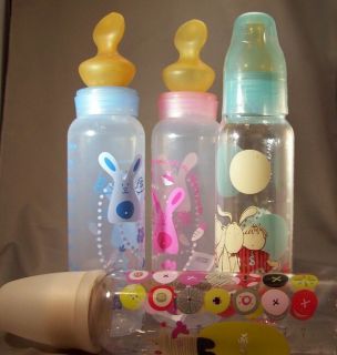 Adult Baby Large 12oz Feeding Bottle with Large NUK Teat in 4 Choices 