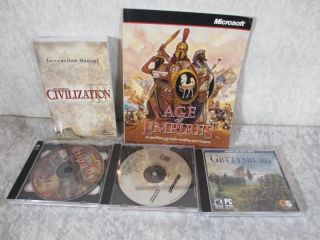 Gettysburg American Civil War Age of Empires Civilization 3 PC CD 