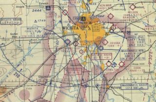 Wichita Sectional Aeronautical Chart 1963 East Half