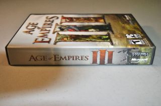 Age of Empires III 3 PC Computer Complete in Box CIB Box Instructions 