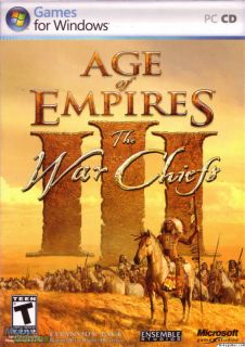 Age Of Empires III The War Chiefs PC Computer Windows expansion 3 