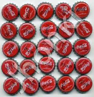 Lot x 2000 Coke Coca Cola Spain Used Bottle Cap Worldwide Shipping 