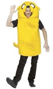 ADVENTURE TIME~ Adult JAKE The Dog Mens Costume ONE SIZE NIP
