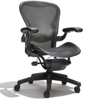 Herman Miller Executive Aeron Chair B Size loaded black perfect