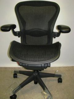 Aeron Herman Miller Chair BLACK SizeC BRAND NEW WITH TAG Fully 