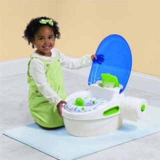 Summer Infant Step by Step Potty Trainer and Step Stool Blue Green 