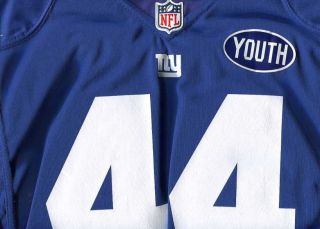 Nike Ahmad Bradshaw Nike New York Giants Youth Youth Jersey Large 14 