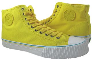 NEW Mens Pf Flyers Center High Reiss Yellow Athletic Sneakers 12