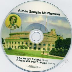 Aimee Semple Mcpherson   16 Audio Recordings on 5 Cds