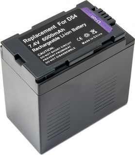   Battery for Panasonic CGR D54 DVX 100B AG DVX100A AG DVC60 CGR D320