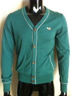 Akoo Clothing by T I Maelstrom Cotton Cardigan Posy Green Size M L XL 
