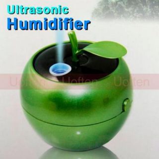 USB Cool Apple Ultrasonic Air Humidifier Mist Anion Moist Moisturizer 