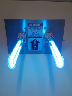 Air Purifier UV Light Ultraviolet HVAC Dual Lamp Duct