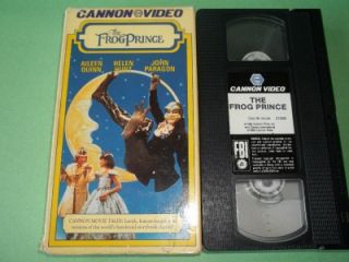 THE FROG PRINCE Helen Hunt Aileen Quinn VHS Cannon Movie Tales