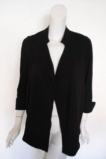 Diane Von Furstenberg Womens Chefly Black Jacket 4 $425 New
