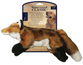 American Classic AKC Fox Dog Toy w Squeaker