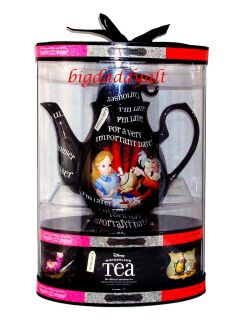   Alice in Wonderland Mad Hatter Ceramic Tea Pot Variety Gift Set