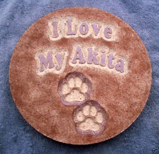 New ABS Plastic Akita Stepping Stone Concrete Mold