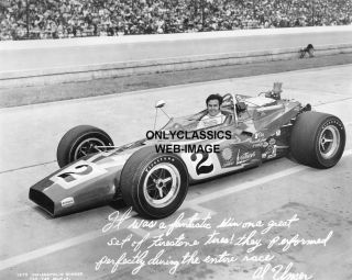 70 Al Unser Firestone Johnny Lightning Photo Indy 500