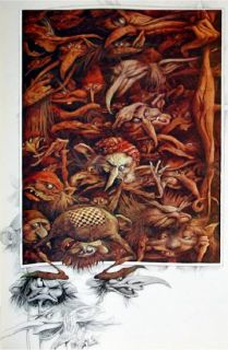 Faeries Deluxe Ed Alan Lee Brian Froud Free Poster Fairy Fairies 