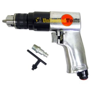 Reversible Air Drill Tool 1800RPM Auto Mechanic Repair 1 4 Air 
