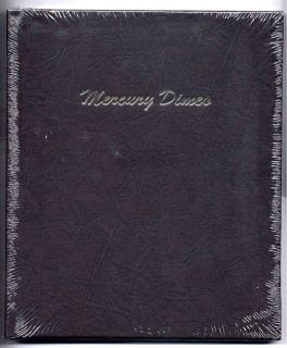 US Coin Dansco Album 7123 Winged Liberty Mercury Silver Dimes 1916 45 