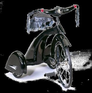 road hog trike leather chrome by airflow collectibles  