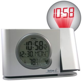 Equity 31269 Skyscan Atomic Digital Projection Alarm Clock
