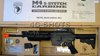 390 400 FPS JG M4 S System RIS Airsoft AEG Rifle Jing Gong NEW
