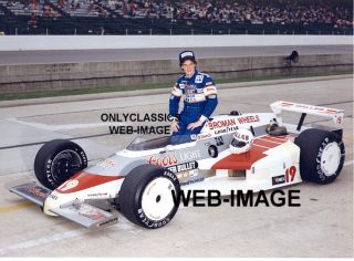 1983 Al Unser Jr Indy 500 Rookie Race Photo Coors Beer