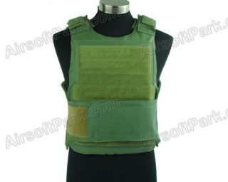 Airsoft Tactical Replica Black Hawk Down Plate Carrier Vest Olive Drab 