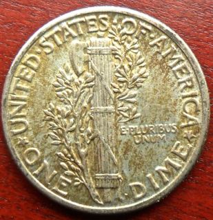 1936 Mercury Dime A Extra Fine Coin from A Better Grade Set
