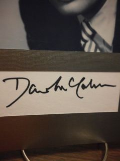 David McCallum Autograph MAN FROM UNCLE Display Signed Signature COA 