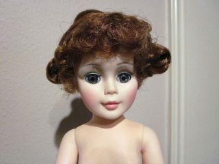 Vintage Madame Alexander 21 Jacqueline Face Doll with Up Swept Hair 