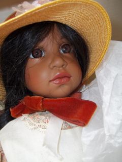 aa MADAME ALEXANDER H. GUNZEL ETHNIC AFRICAN AMERICAN BLACK DOLL with 