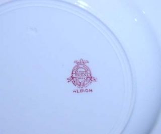 Crown Ducal Albion English Cottage Cropthorne Red Plate