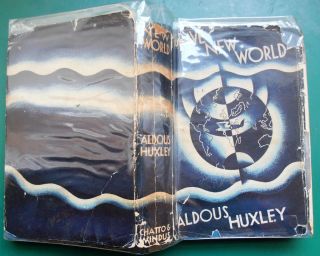 1932 Brave New World by Aldous Huxley 5th Impress Chatto Windus HB D W 