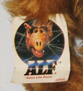 Vintage ALF 18 Plush in Original Box with Tags 1986 Coleco Stuffed 