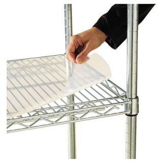 alera shelf liners for wire shelving alesw59sl3618 flexible crystal 